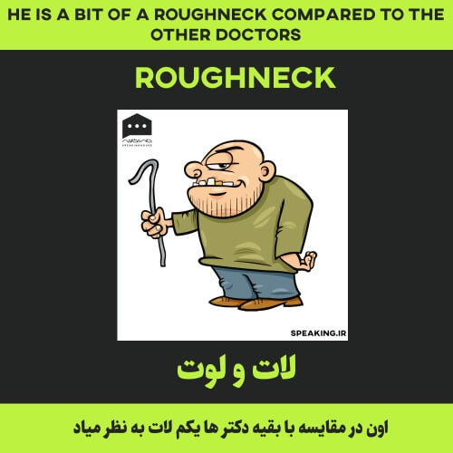 اصطلاح انگلیسی - roughneck